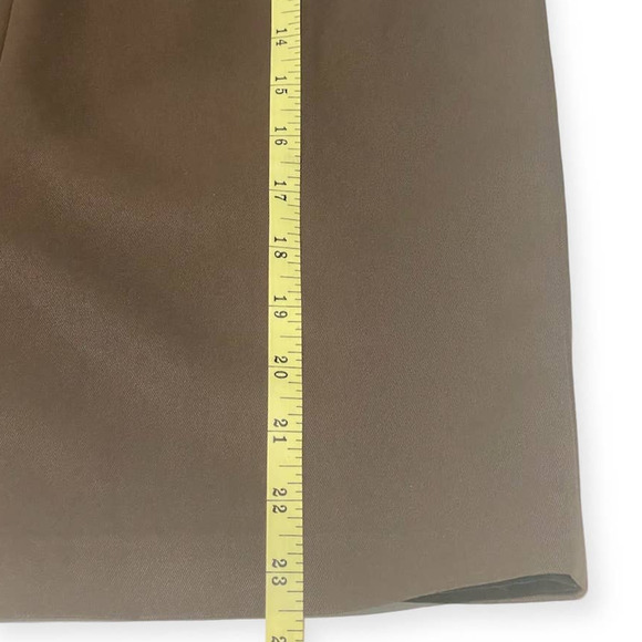 Burberry Vintage Pencil Skirt Size 40 Brown Knee Length VTG - Picture 15 of 15